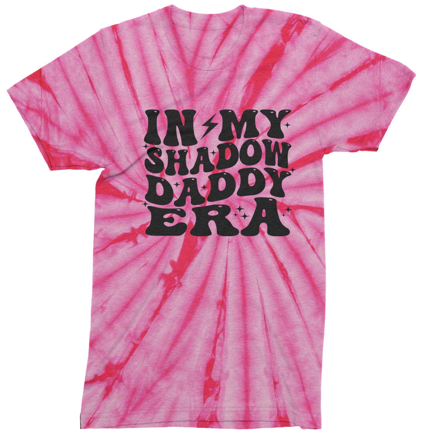 In My Shadow Daddy Era Romantasy Mens T-shirt Tie-Dye Spider Pink