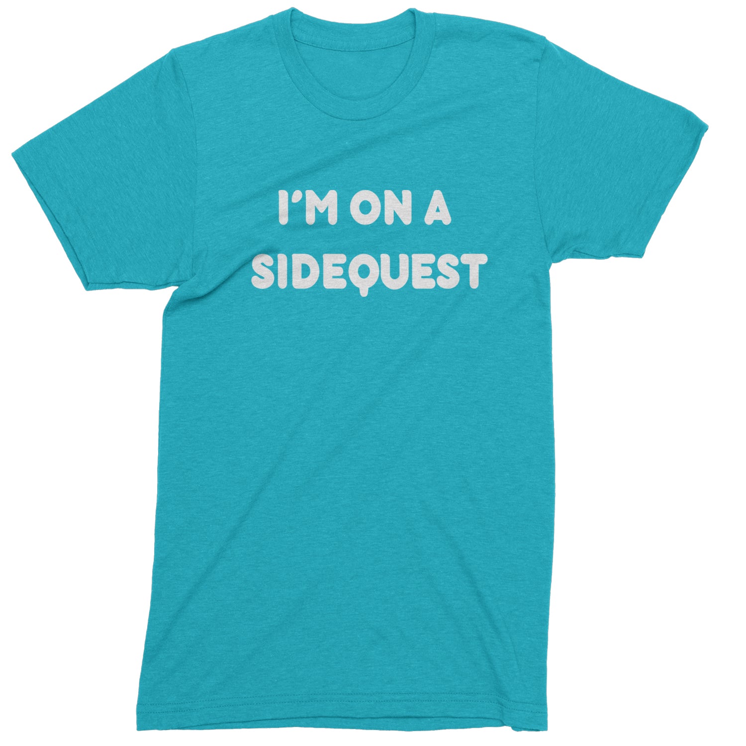 I'm On A Sidequest Festival Rave EDM Mens T-shirt Teal