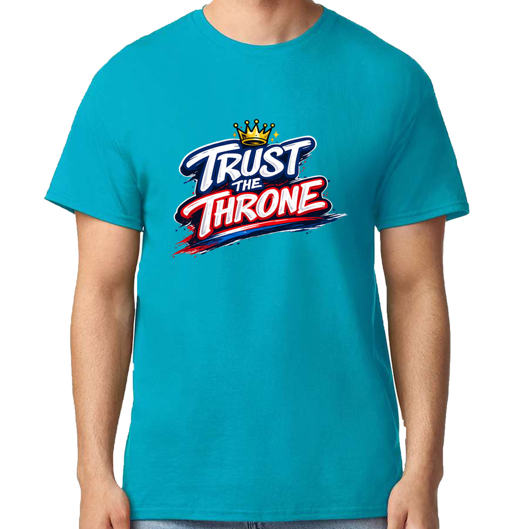 Trust The Throne Crown Philly Hoops Mens T-shirt Teal