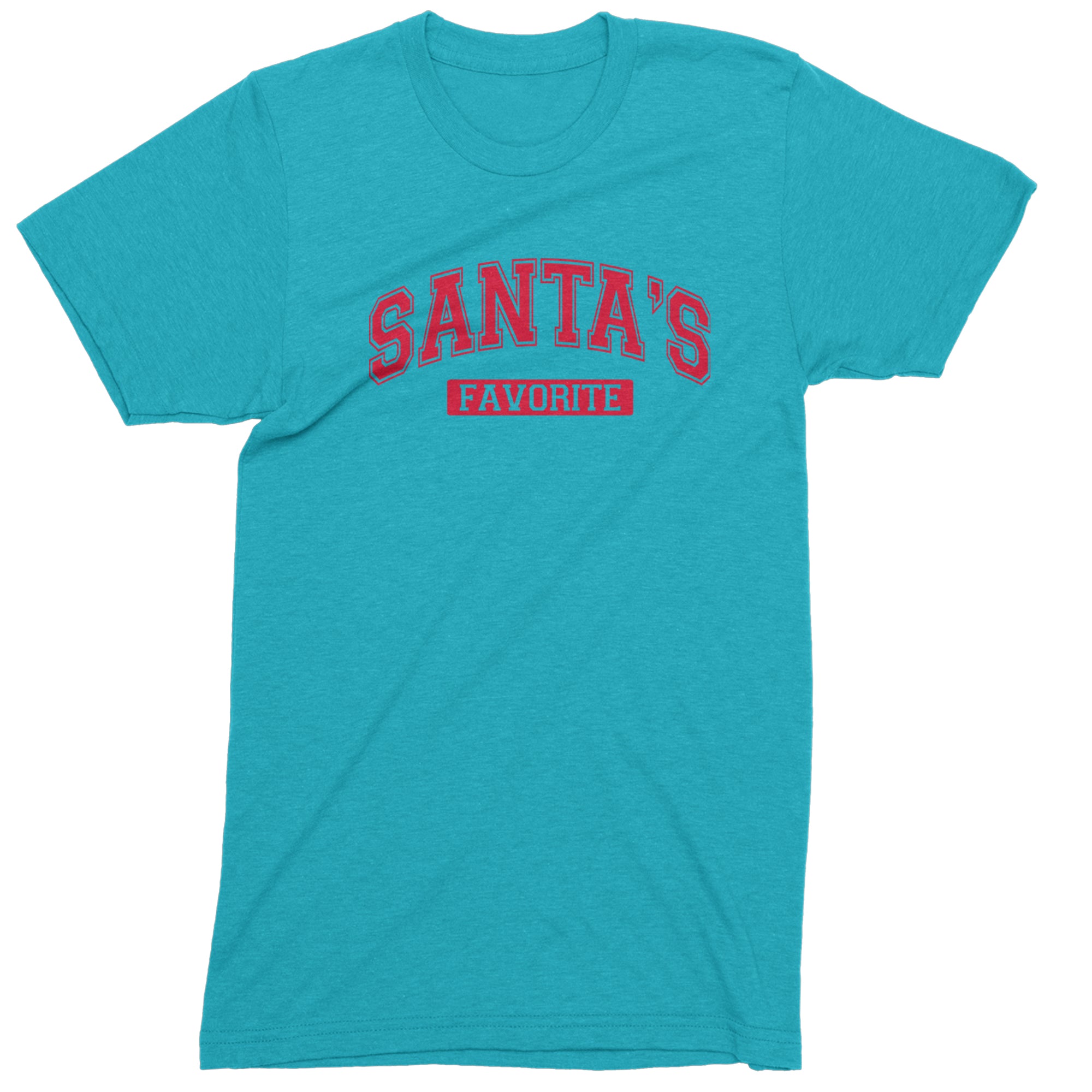 Santa's Favorite Mens T-shirt Teal