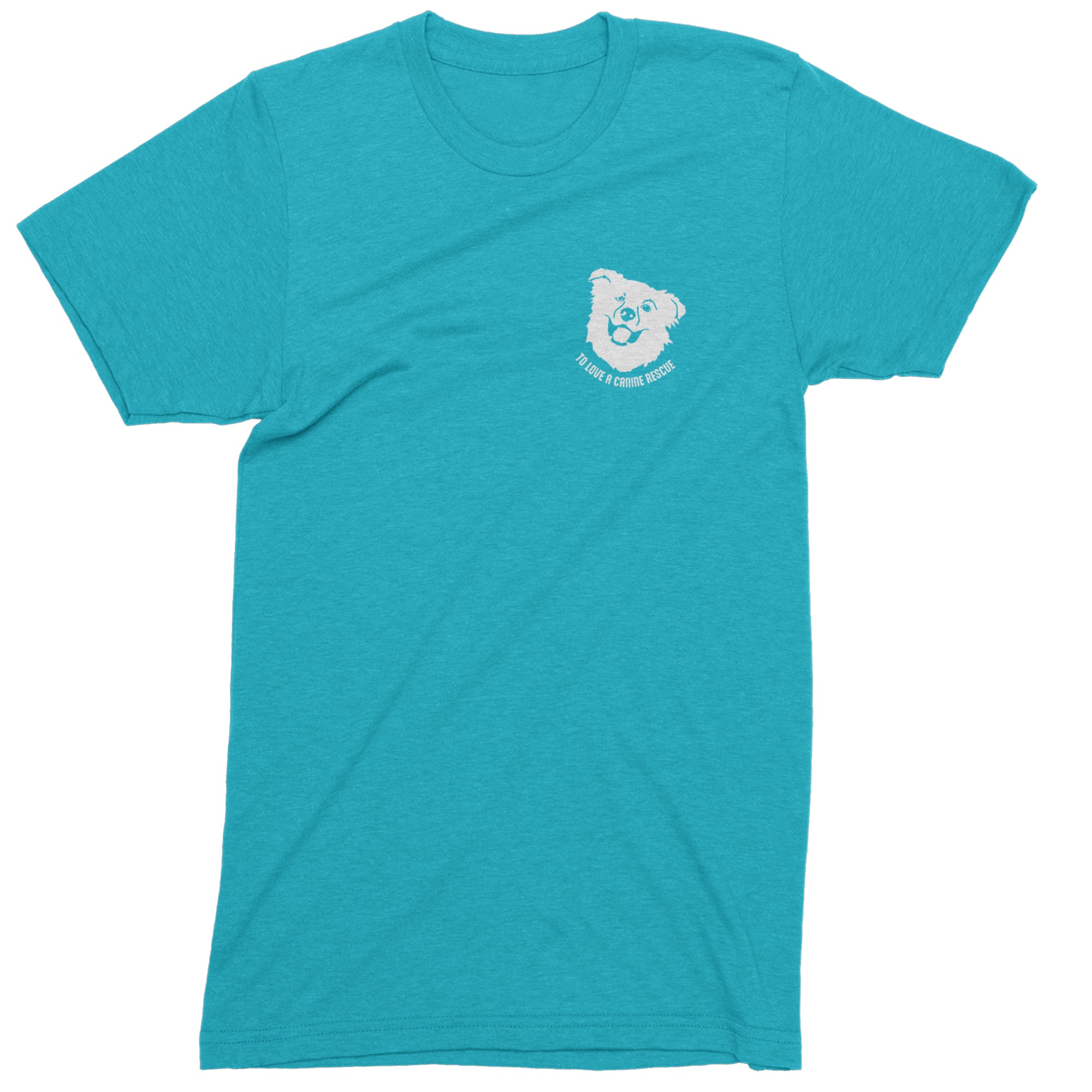 TLC Chelsea's Barking Back Mens T-shirt Teal