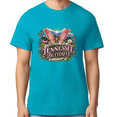 Forever Our Tennessee Butterfly Dolly Mens T-shirt Teal
