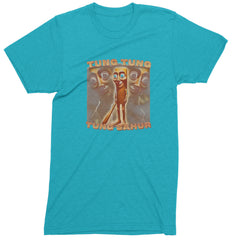 Tung Tung Tung Sahur Enforcer Men's T-shirt Teal