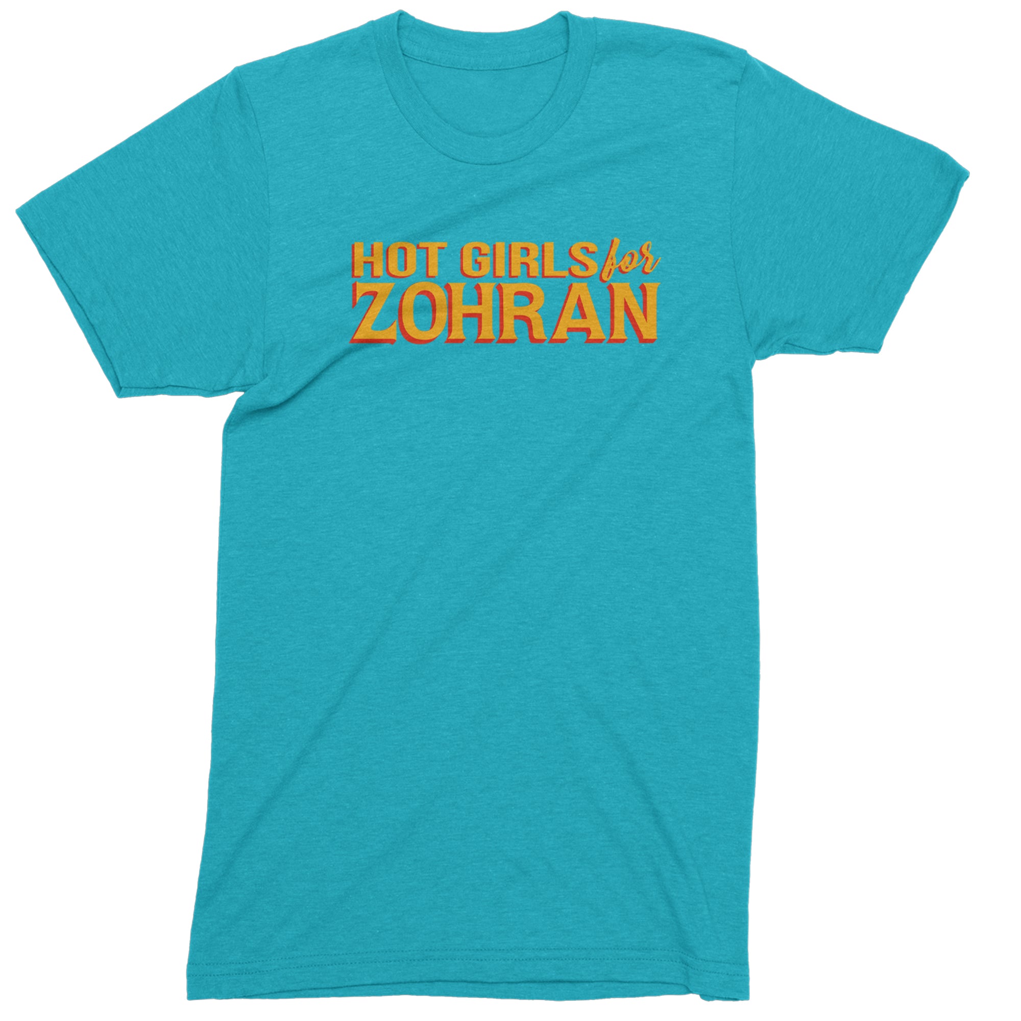 Hot Girls for Zohran Meme Mens T-shirt Teal