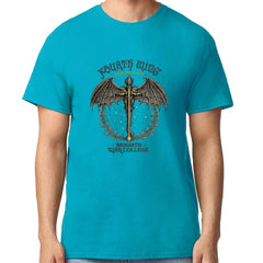 Fourth Wing Dragon Rider Vintage Basgiath War College Mens T-shirt Teal