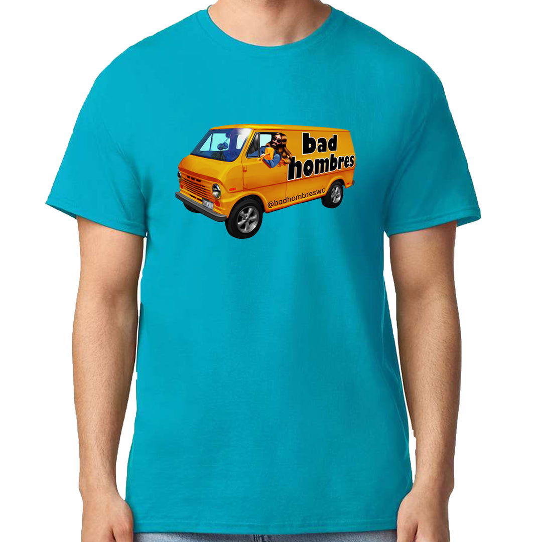 Bad Hombres Van West Chester Band Mens T-shirt Teal