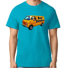 Bad Hombres Van West Chester Band Mens T-shirt Teal