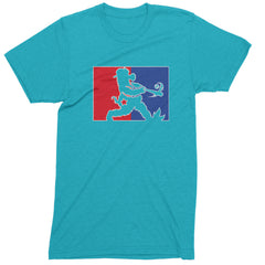 Batter Up Philly Baseball Phan Mens T-shirt Teal