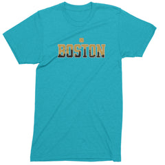 Boston City Pride Irish Mens T-shirt Teal