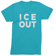 Ice Out Protest Mens T-shirt Teal