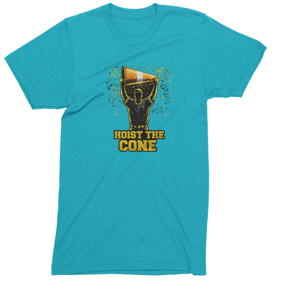 Hoist The Cone Pittsburgh Pride Mens T-shirt Teal