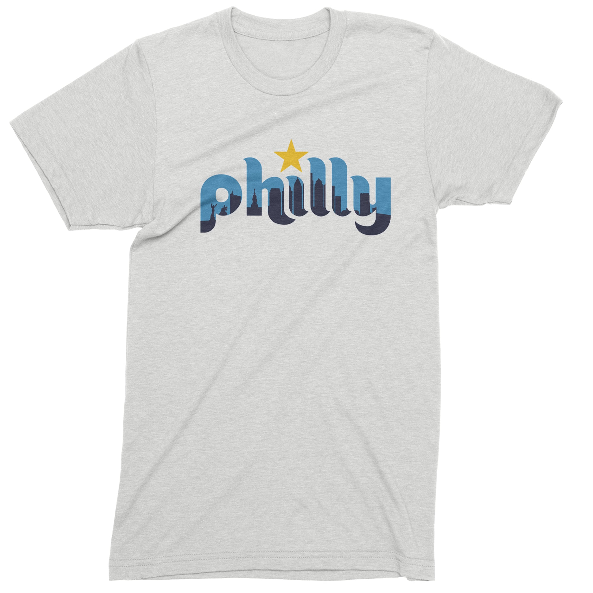 Skyline Philly Philadelphia Men's T-shirt White