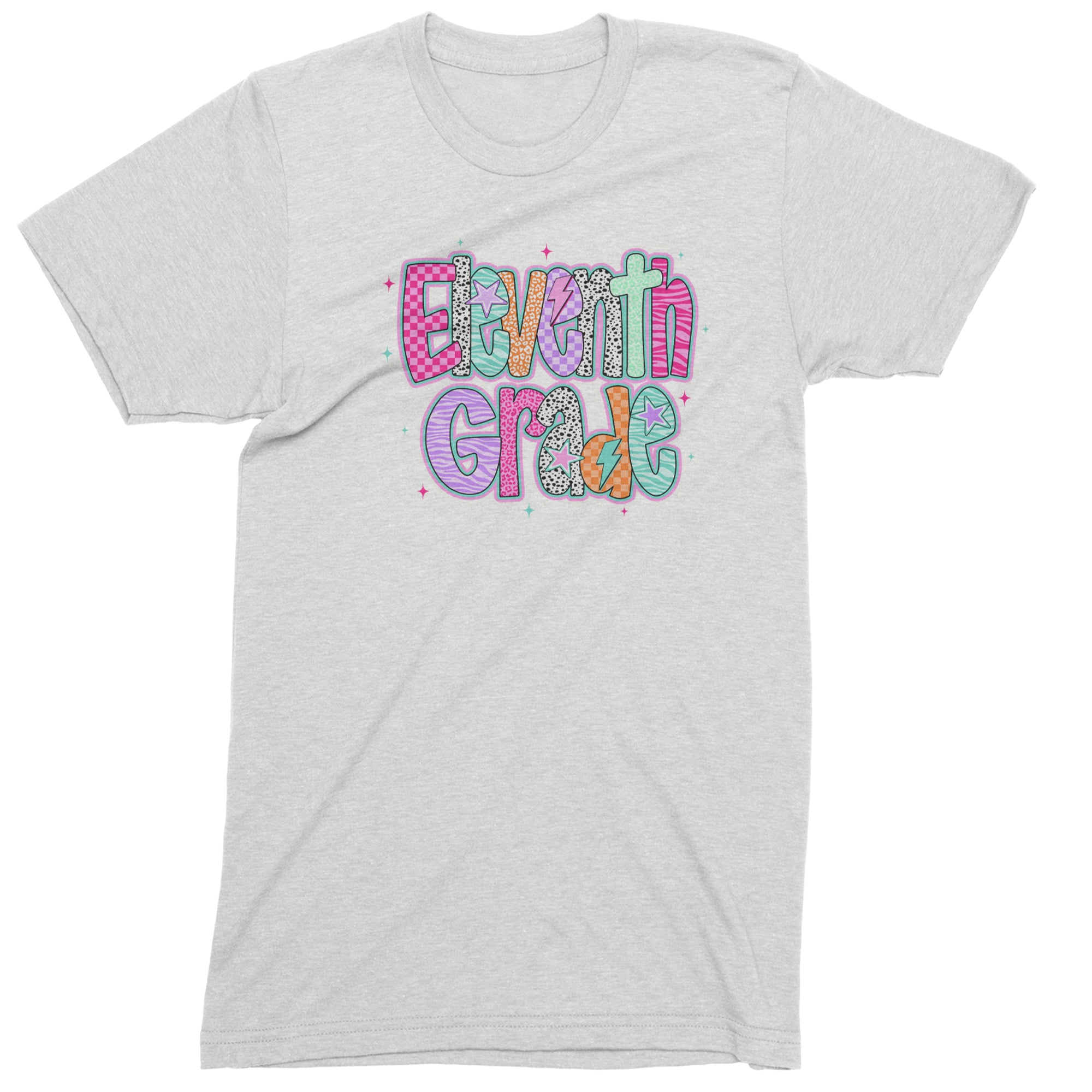 Eleventh Grade Extra Colorful Back to School Men's T-shirt White