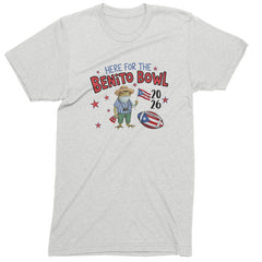 Frog Here for the Benito Bowl Football Mens T-shirt White