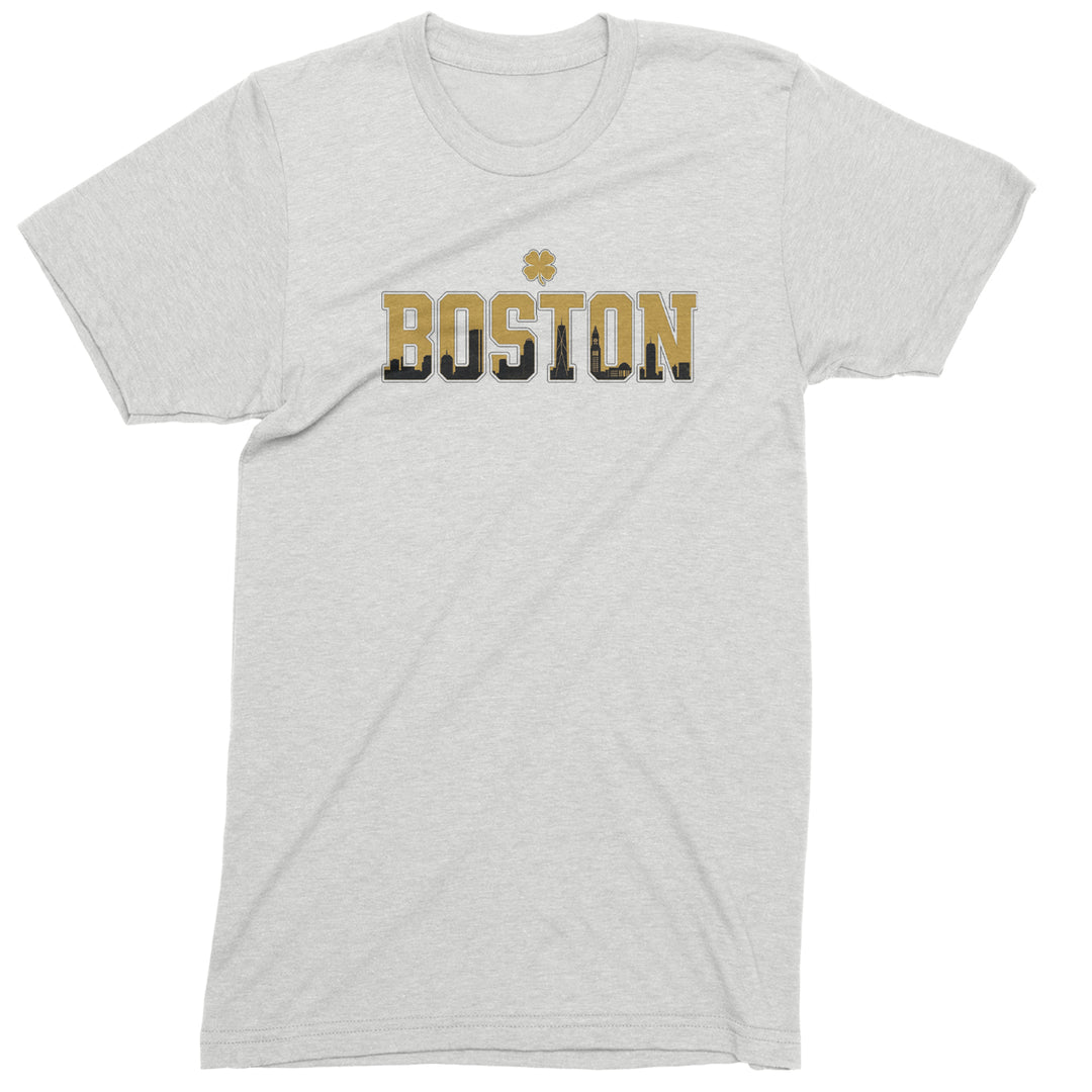Boston City Pride Irish Mens T-shirt White