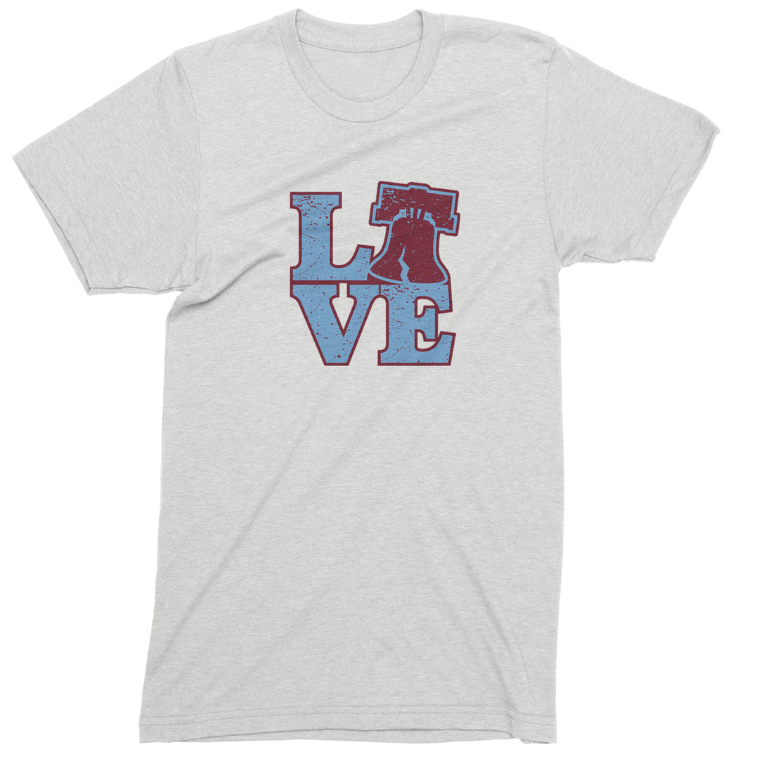 Love Philly Liberty Bell Mens T-shirt White