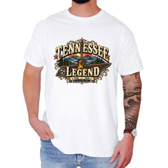 Tennessee Legend Country Music Dolly Mens T-shirt White