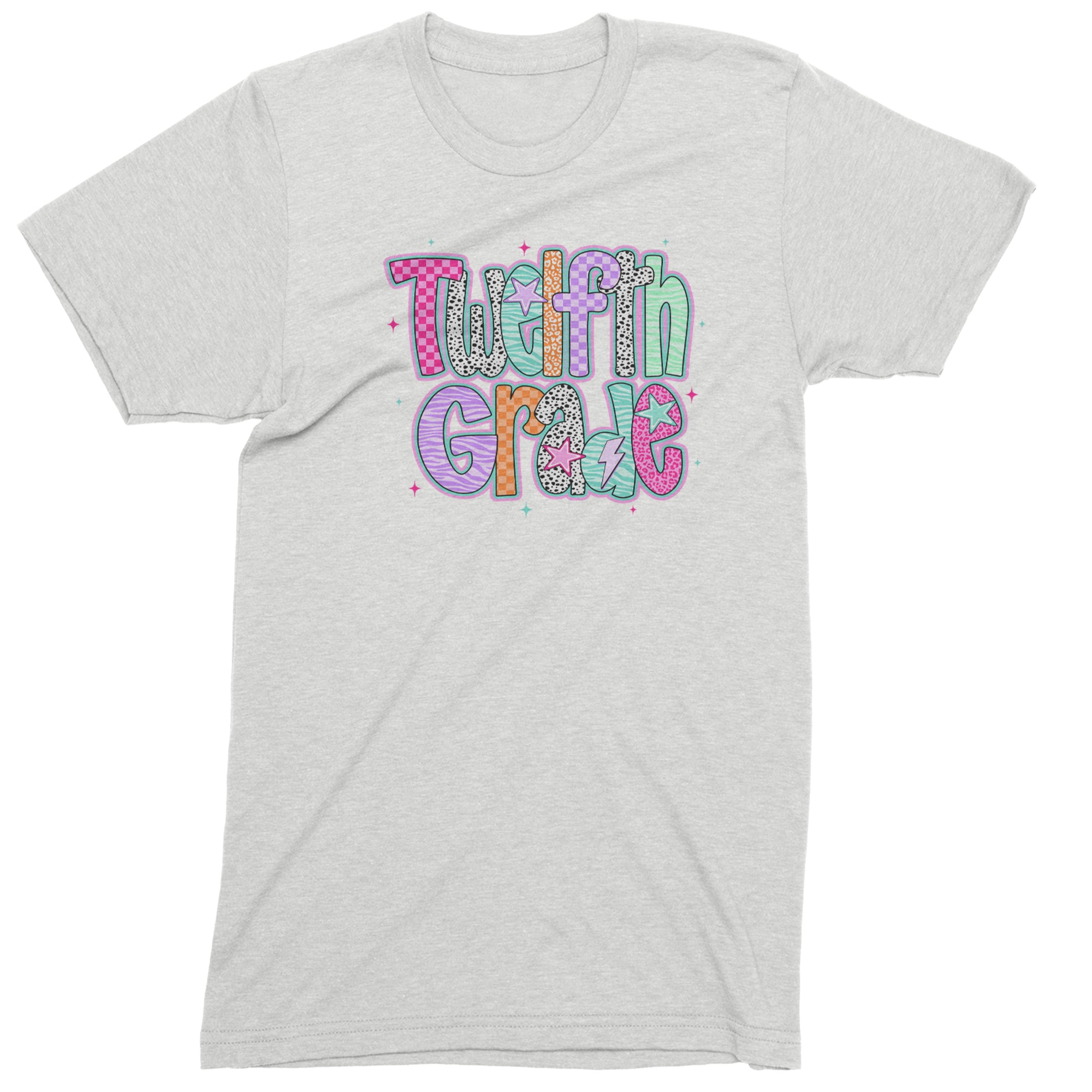 Senior Year Colorful Back to School Men's T-shirt White