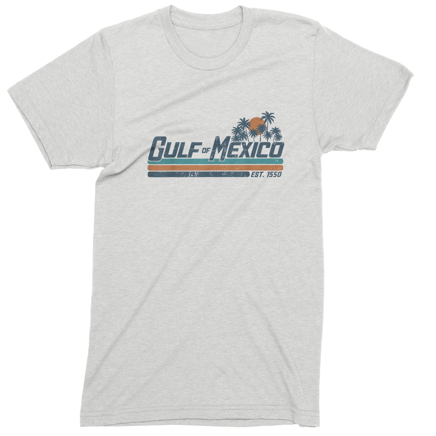 Gulf Of Mexico Established Year 1550 Men's T-shirt White