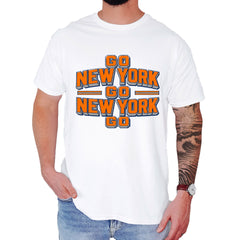 Go New York Go Basketball Mens T-shirt White