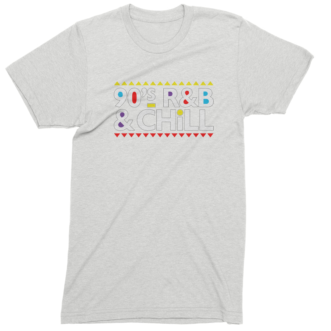 90s R&amp;B and Chill Retro Throwback Mens T-shirt White
