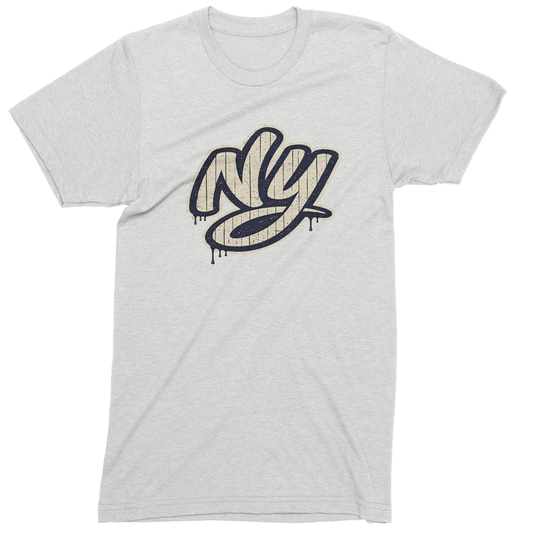 NYC New York City Grunge Street Mens T-shirt White