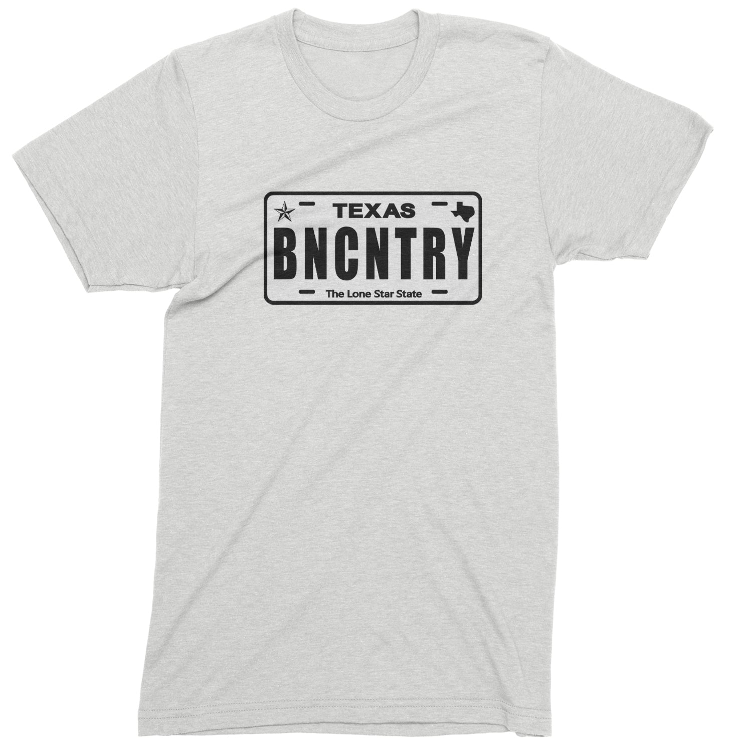 Texas License Plate BNCNTRY Youth-Sized Hoodie White