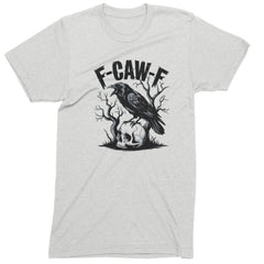 F-Caw-F Crow On Skull F-ck Off Gothic Men&