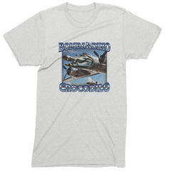 Bombardino Crocodilo Brainrot Men's T-shirt White