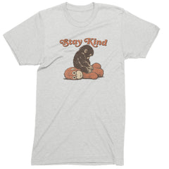 Punch Stay Kind Macaque Mens T-shirt White