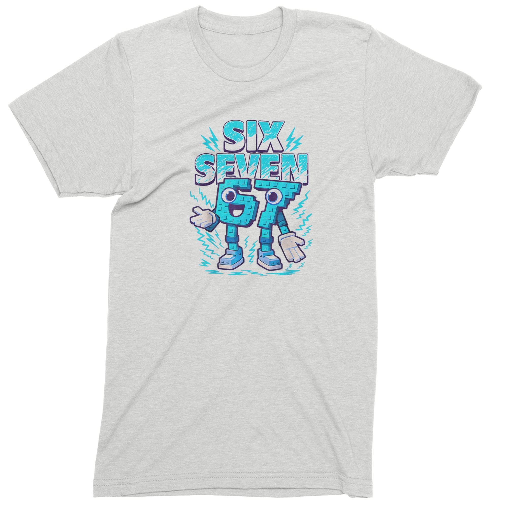 67 Brainrot Meme Slang Mens T-shirt White