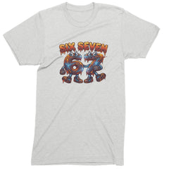 67 Lava Lightning Six Seven Meme Mens T-shirt White