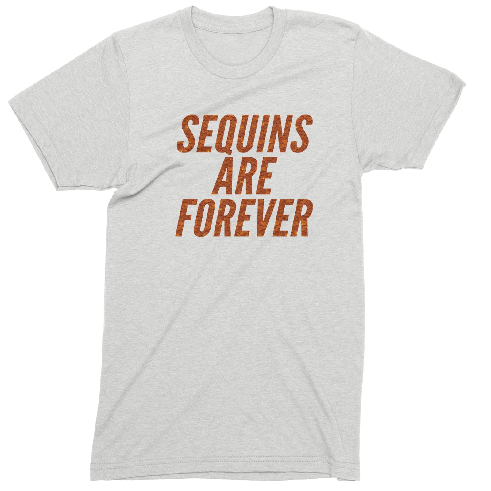Sequins Are Forever Retro Glam Mens T-shirt White