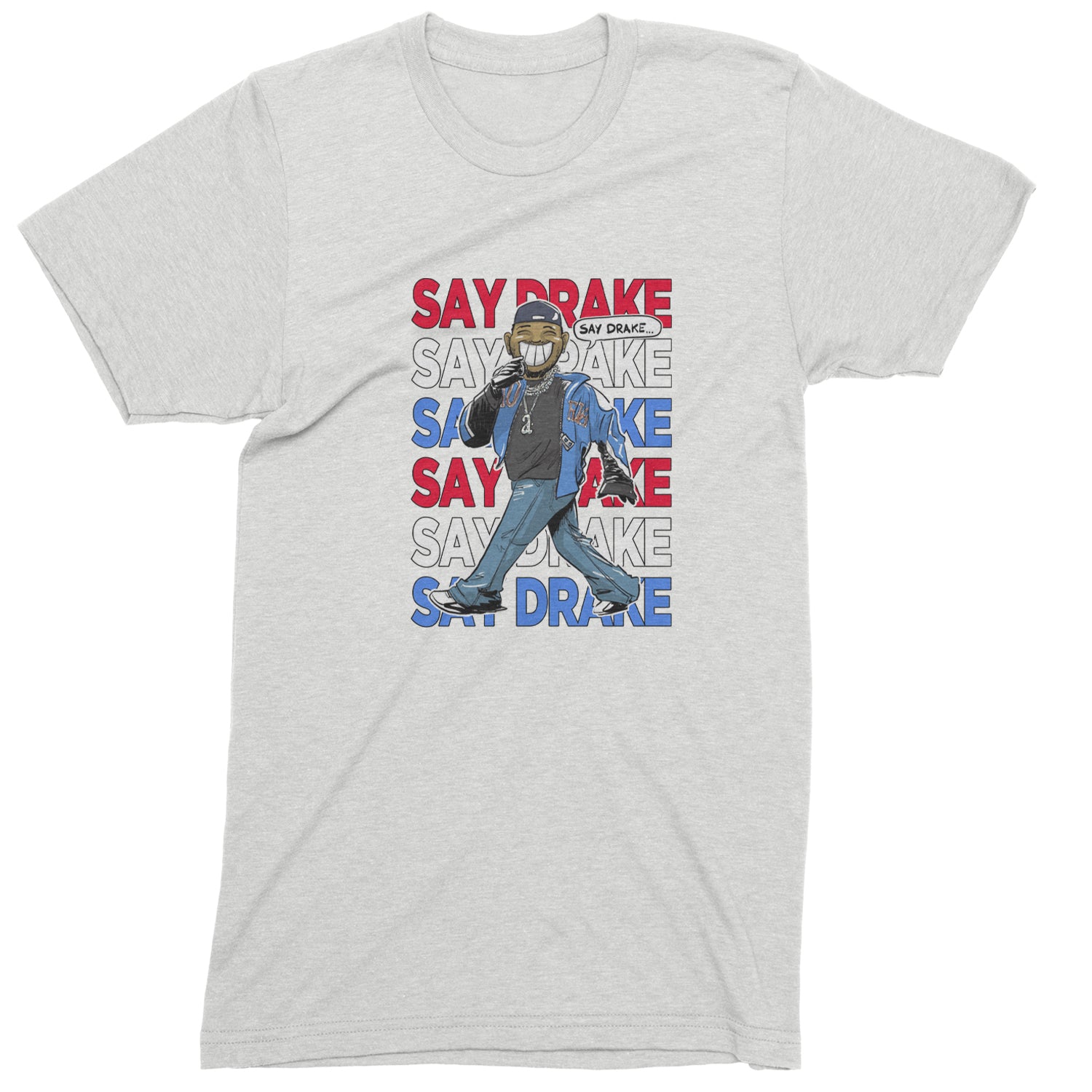 Say Drake Smiling Meme Mustard Men's T-shirt White