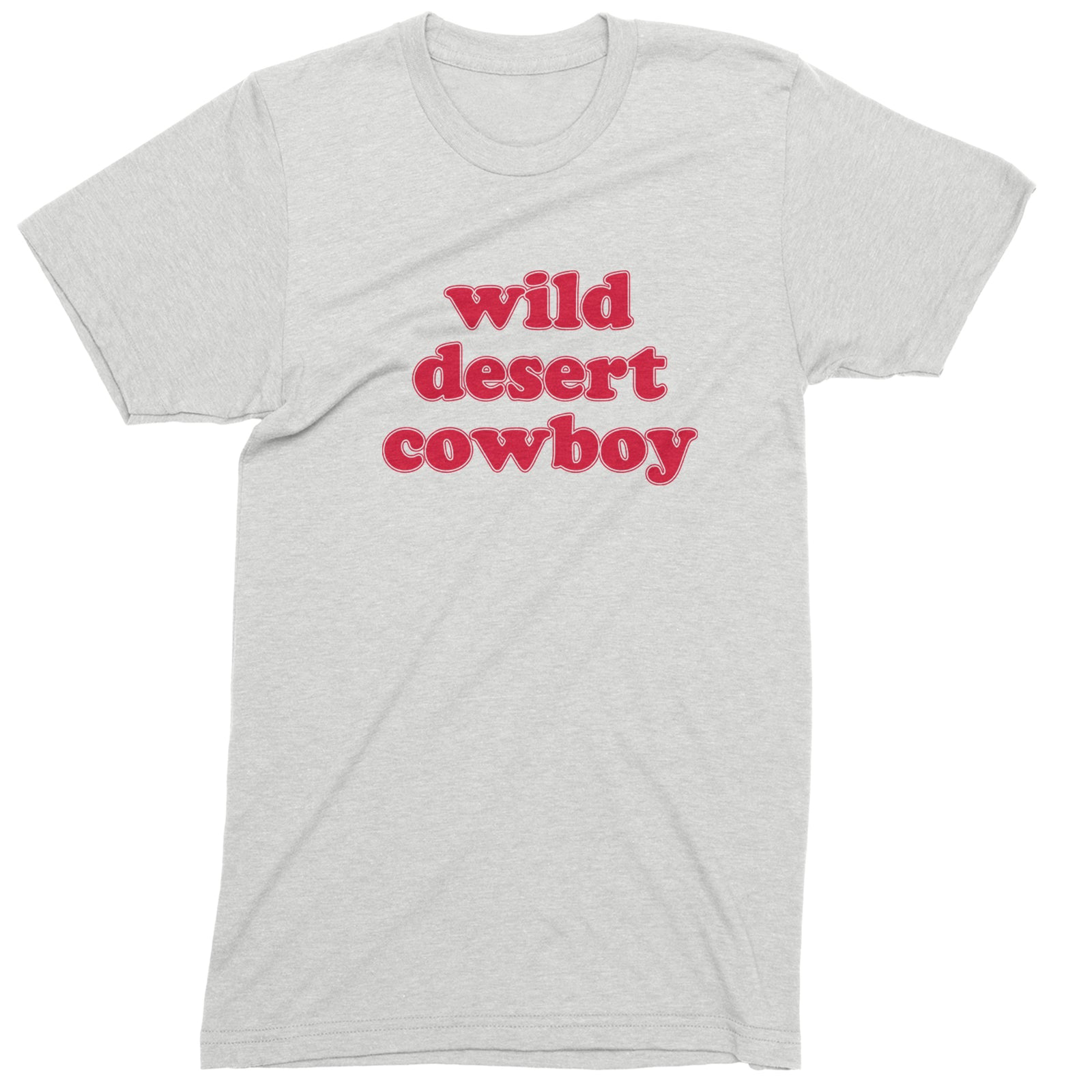 Wild Desert Cowboy Country Mens T-shirt White