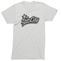 Sin City Vegas Retro Vintage Mens T-shirt White
