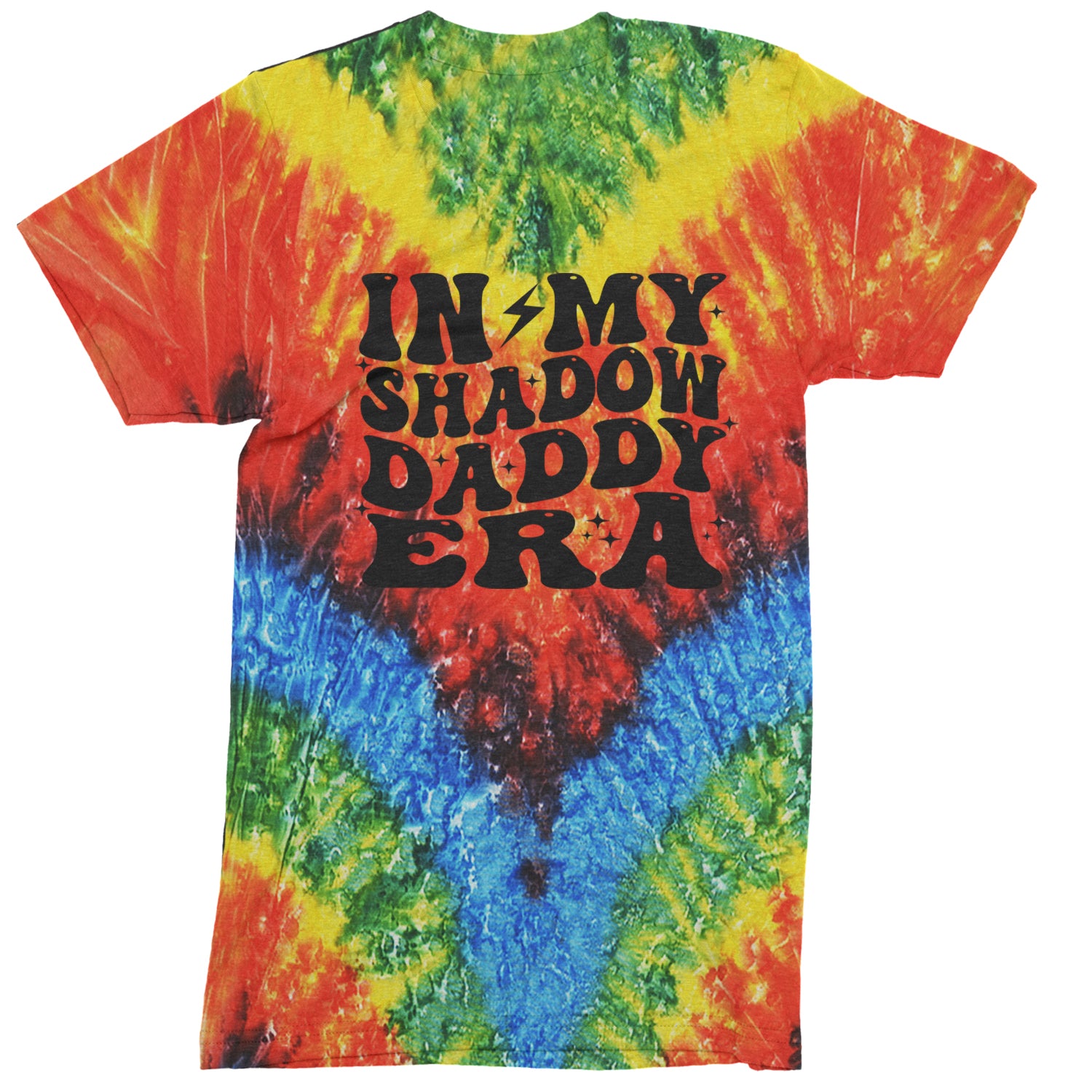 In My Shadow Daddy Era Romantasy Mens T-shirt Tie-Dye Woodstock