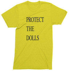 Protect The Dolls Equal Rights Mens T-shirt Yellow