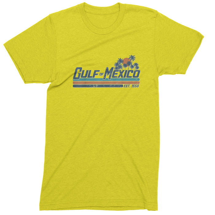 Gulf Of Mexico Established Year 1550 Mens T-shirt