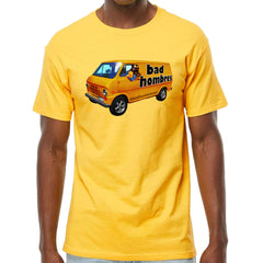 Bad Hombres Van West Chester Band Mens T-shirt Yellow