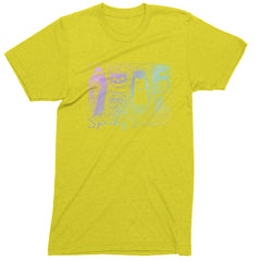 Spooky Season Cute Pastel Halloween Design Mens T-shirt Yellow