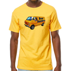 Bad Hombres Van West Chester Band Mens T-shirt Yellow