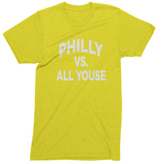 Philly Vs. All Youse Philly Thing Mens T-shirt Yellow