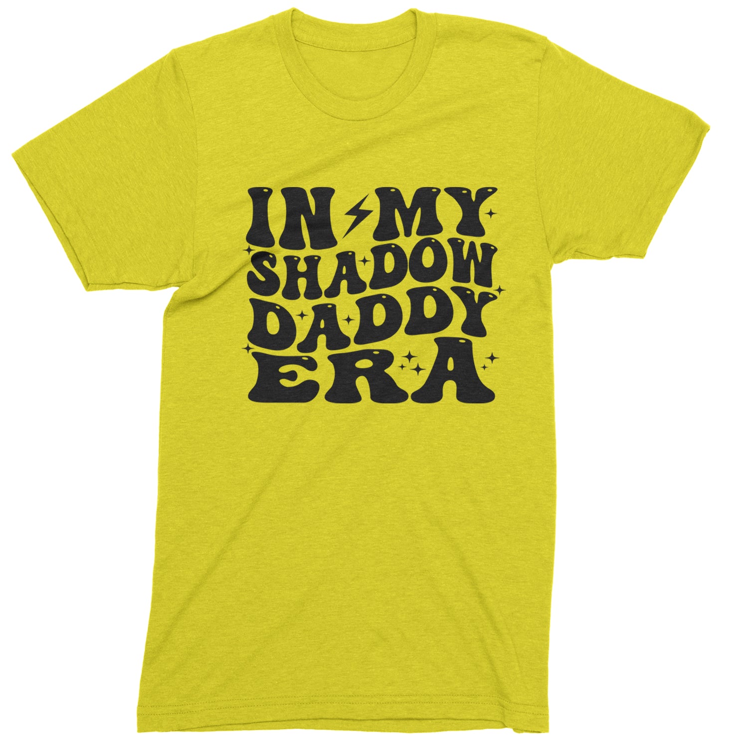 In My Shadow Daddy Era Romantasy Mens T-shirt Yellow