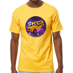 Bad Hombres Space West Chester Band Mens T-shirt Yellow