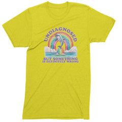 Undiagnosed But Something Is Definitely Wrong Men's T-shirt Yellow