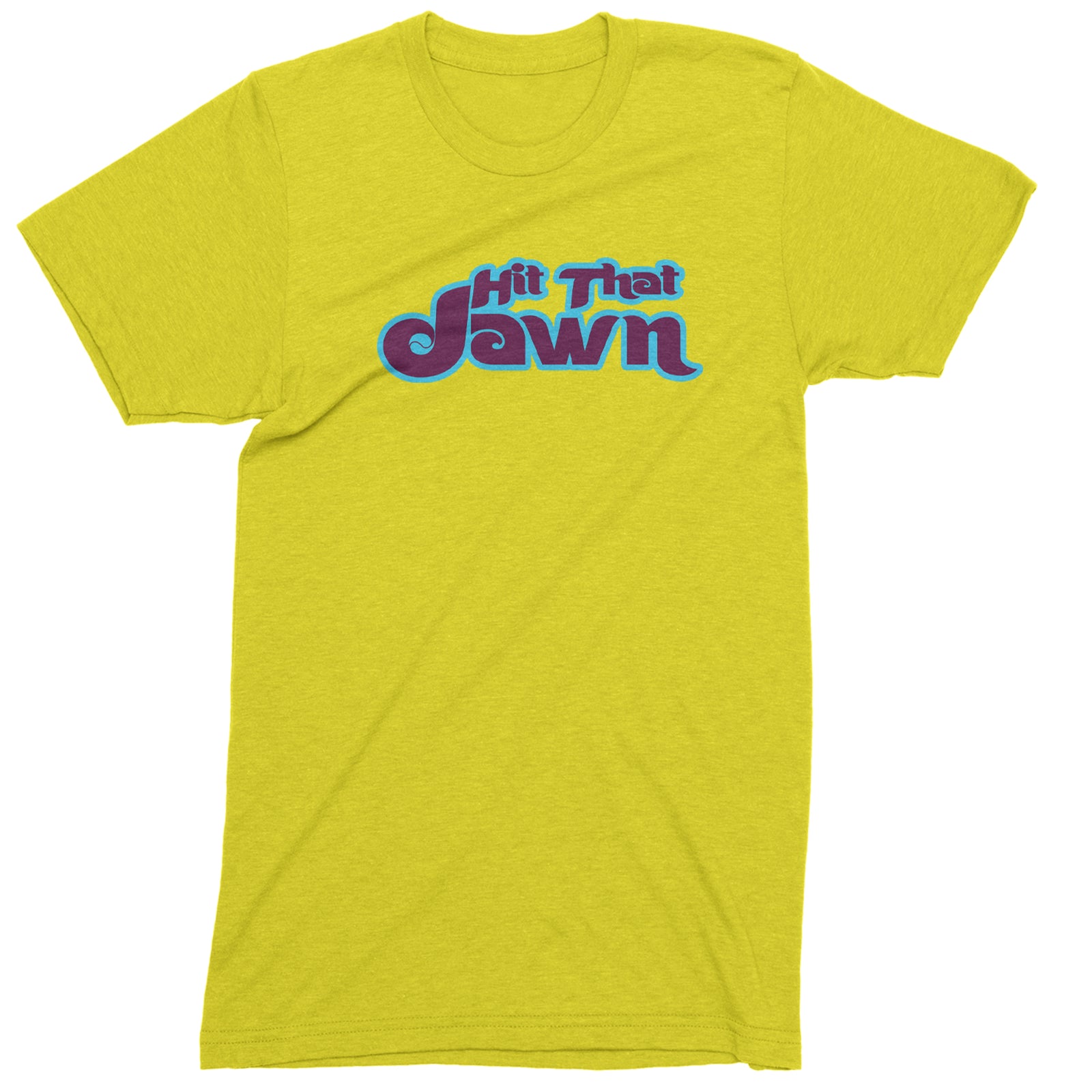 Hit That Jawn Philly Baseball Men's T-shirt Yellow