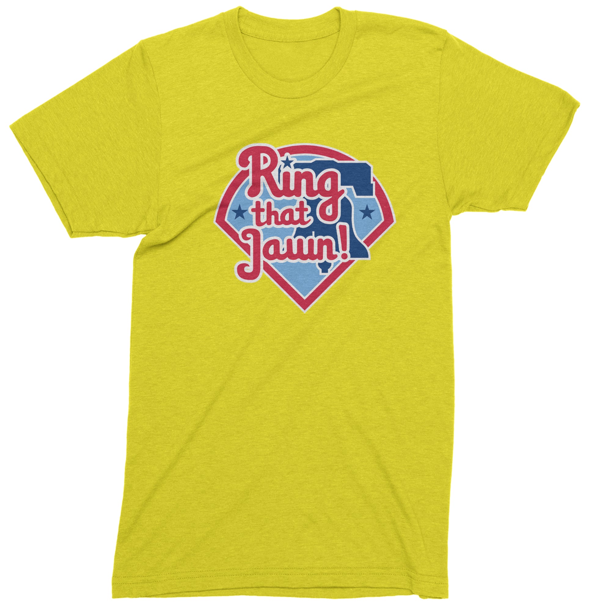 Ring That Jawn Philly Baseball Men's T-shirt Yellow
