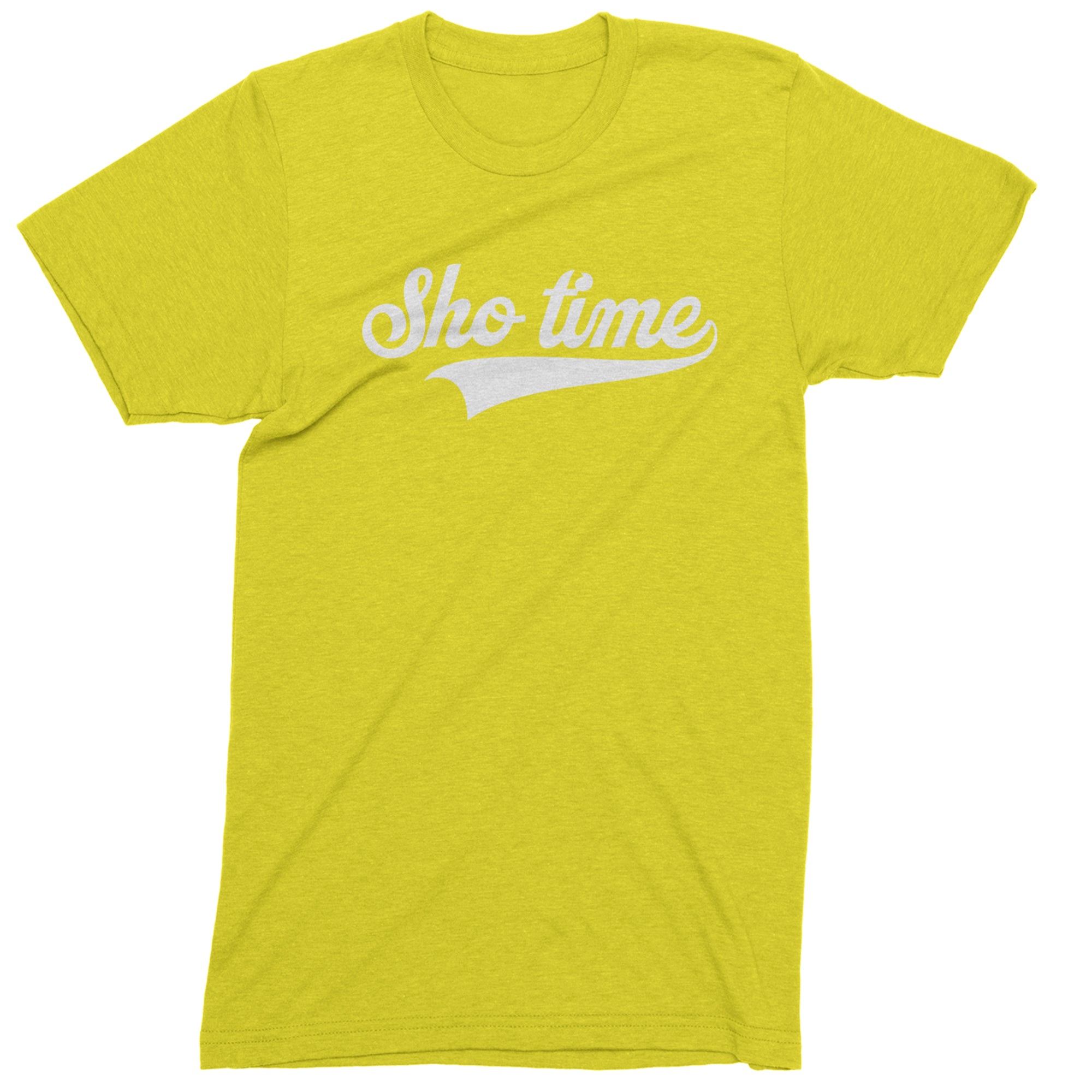 It's Sho Time Baseball Mens T-shirt Yellow