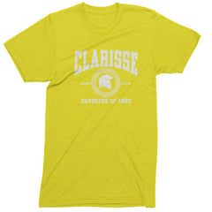 Clarisse Daughter of Ares Battle Ready Mens T-shirt Yellow